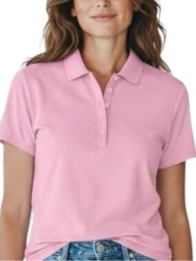 EP Pro Pink Golf Polo Sz M Fair to good condition
